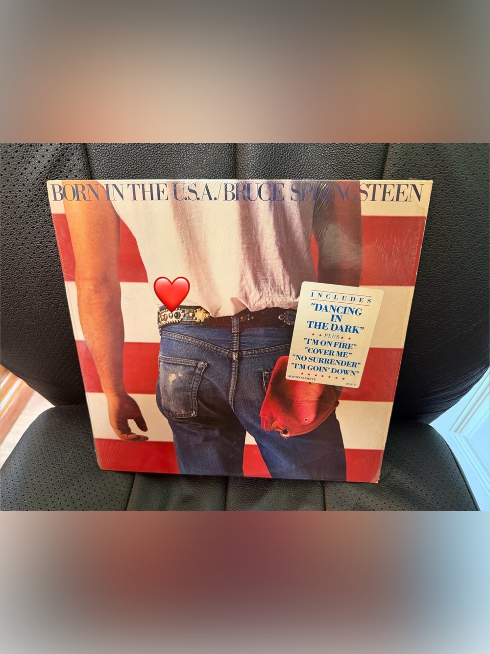 Bruce Springsteen Born in the U.S.A. LP Columbia 12" Black Vinyl Record Album